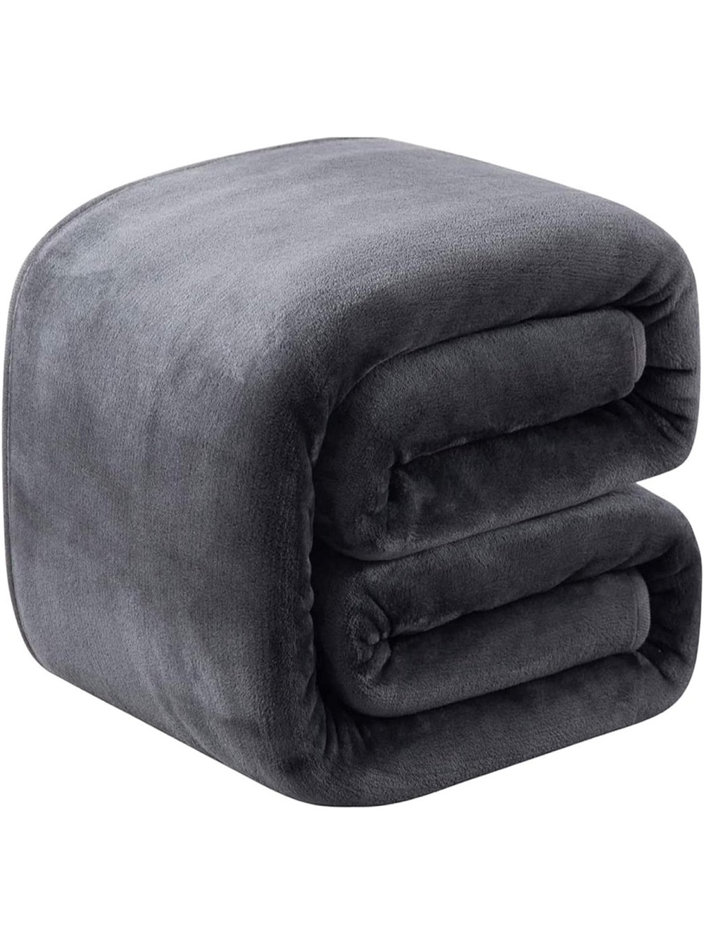 Plush Microfiber Throw Blanket - Gray